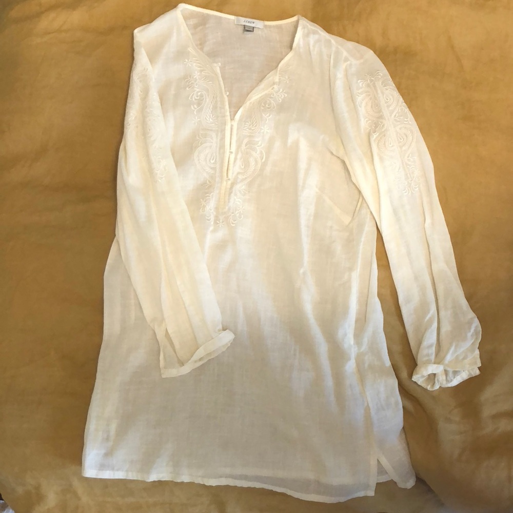 J Crew linen blend tunic